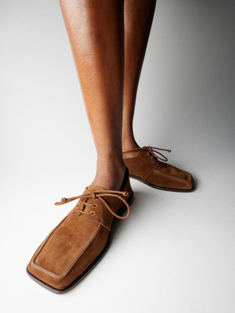 Suede Brody Square Toe Loafer